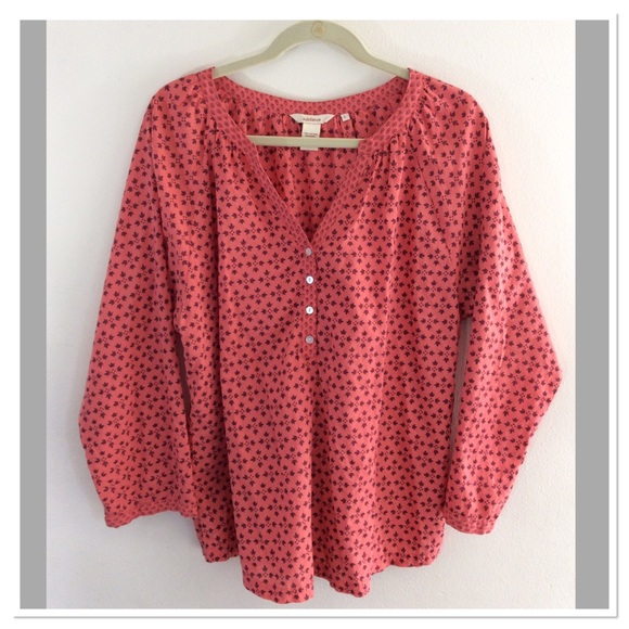 Sundance Tops - Sundance floral cotton popover top